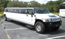 White Hummer Limo